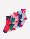 Boden 5 Pack Pretty Socks Bows  In Multi