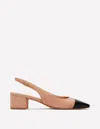 Boden Ailsa Slingbacks Mit Blockabsatz-milchkaffee Wildleder