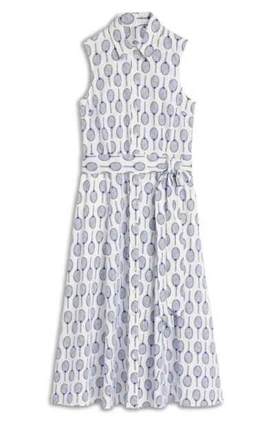 Boden Amy Sleeveless Cotton Shirtdress In Multi