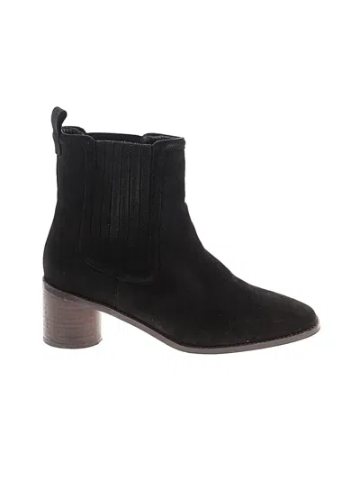 Pre-owned Boden Ankle Boots In Black
