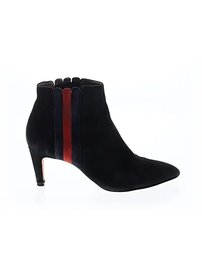 Pre-owned Boden Ankle Boots In Black
