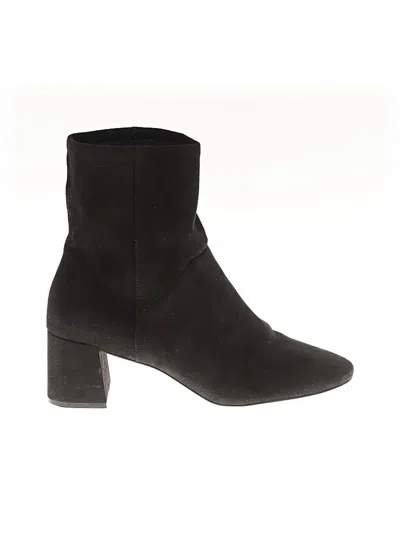 Pre-owned Boden Ankle Boots In Black
