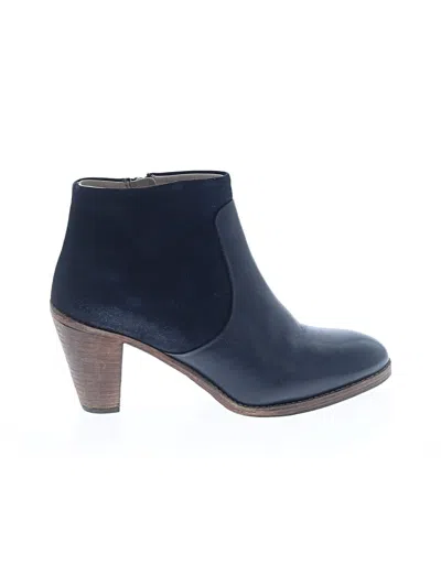 Pre-owned Boden Ankle Boots In Blue
