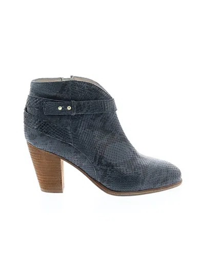 Pre-owned Boden Ankle Boots In Blue