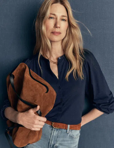 Boden Ara Jerseyhemd In Blau | Grösse 46 In Blue