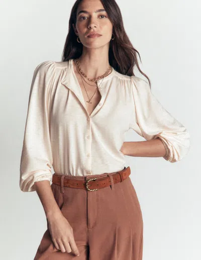 Boden Ara Jerseyhemd In Weiss | Grösse 48 In Neutral