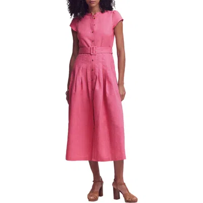 Boden Arabella Linen Blend Maxi Dress In Pink