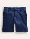 Boden Authentic Wash Chino Shortcollege Navy Boys  In College Navy