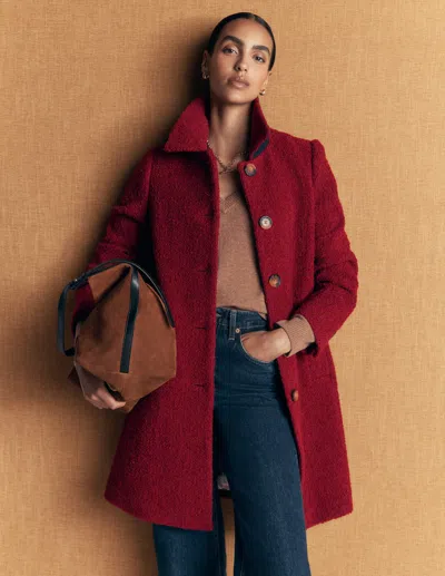 Boden Aylesford Wollmantel | Grösse 30 In Red