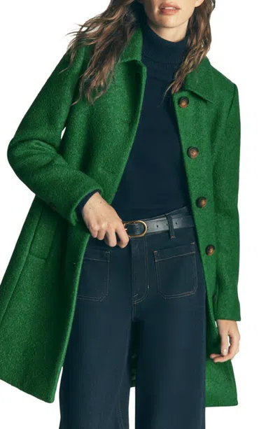 Boden Aylesford Wool Blend Coat In Green