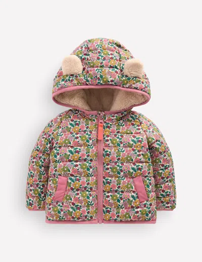 Boden Baby Cosy Lined Puffer Jacket | Size 3-6 Months In Multi