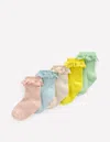 Boden Baby Frilly Socks 5 Packmulti Girls  In Multi