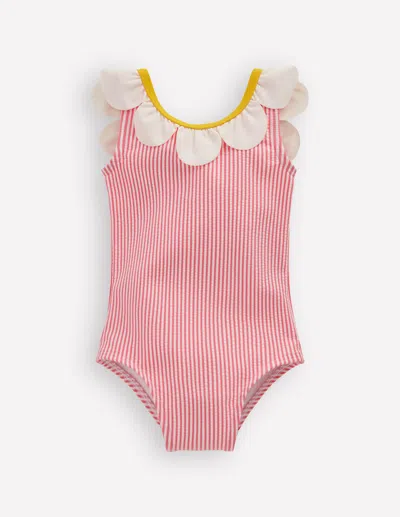 Boden Baby Novelty Swimsuit In Pink | Size 3-6 Months In Brown