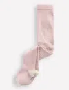 Boden Baby Ribbed Tightspink Girls  In Pink