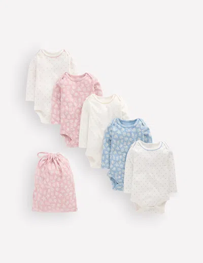 Boden Babies' Baumwollbodys Im 5er-pack In Bunt | Grösse 92 In Multi