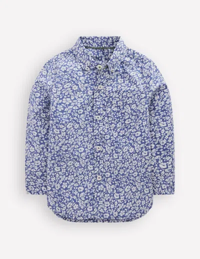 Boden Kids' Baumwollhemd | Grösse 164 In Blue