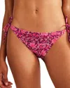 Boden Bead Embellished Bikini Bottom In Pink