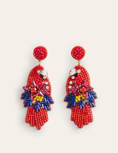 Boden Beady Motif Earrings Toucan Women