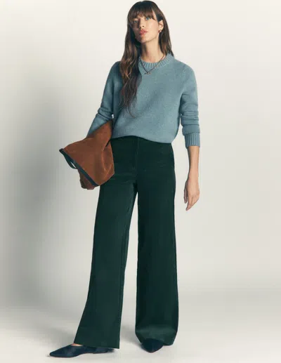 Boden Belgravia Cordhose In Blau | Grösse 30 In Green