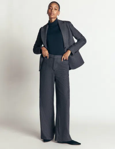 Boden Belgravia Hose Aus Wollmischung In Blau | Grösse 30 In Blue