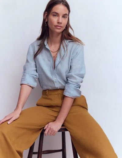 Boden Belgravia Linen Pants Gingerbread  In Brown