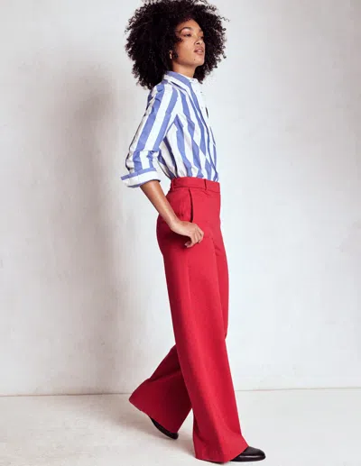 Boden Belgravia Ponte Trousers-carmine Red Female