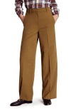 Boden Belgravia Wide Leg Trousers In Brown