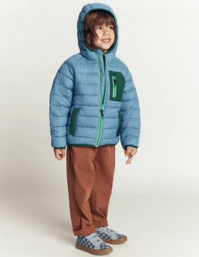 Boden Kids' Bequem Verstaubare, Wattierte Jacke In Blau | Grösse 152 In Blue