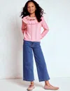 Boden Bestickter Pointelle-pullover-kirschblütenrosa Meliert In Multi