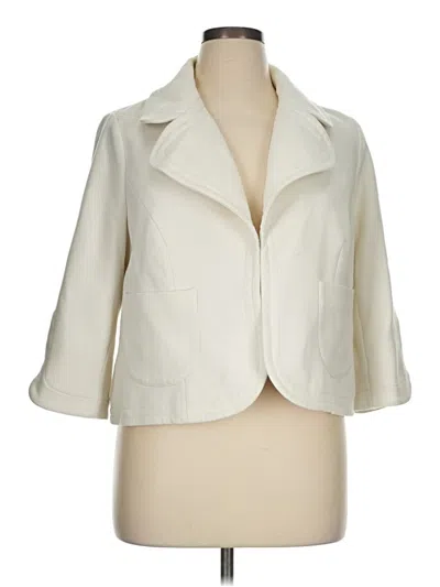 Pre-owned Boden Blazer Jacket In White