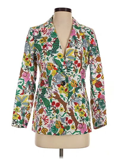 Pre-owned Boden Blazer Jacket In White