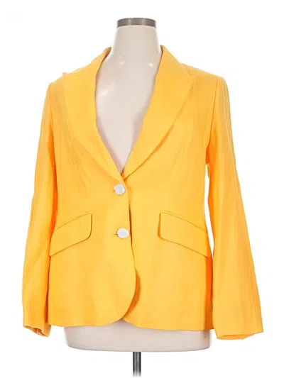 Pre-owned Boden Blazer Jacket In Yellow