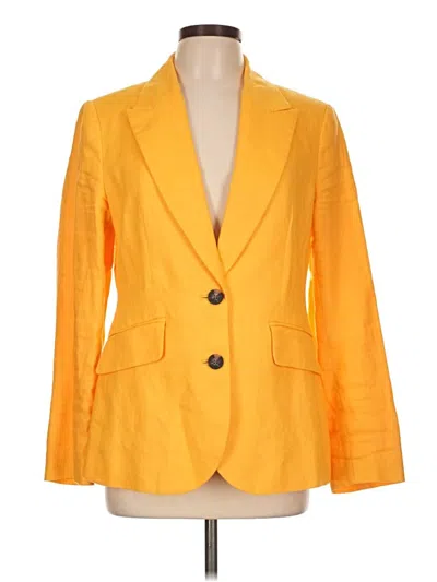 Pre-owned Boden Blazer Jacket In Yellow
