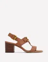 Boden Sandalen Mit Blockabsatz Und Metallakzenten-hellbraun In Brown