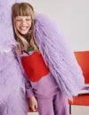 Boden Bobbie Sweatshirt Mit Applikation-asternlila Apfel In Multi