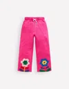 Boden Bobbie Jogginghose Mit Applikationen-himbeerrosa Blumen In Pink