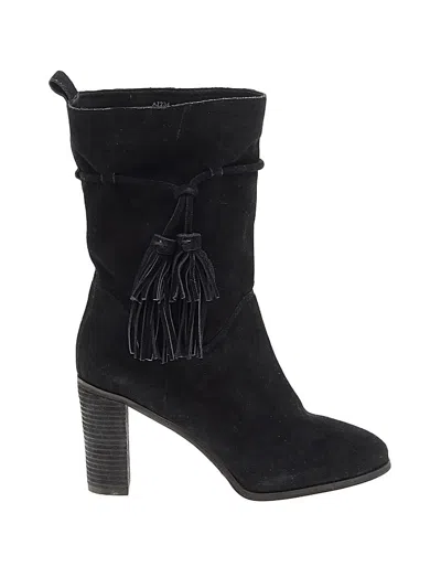 Pre-owned Boden Boots In Black