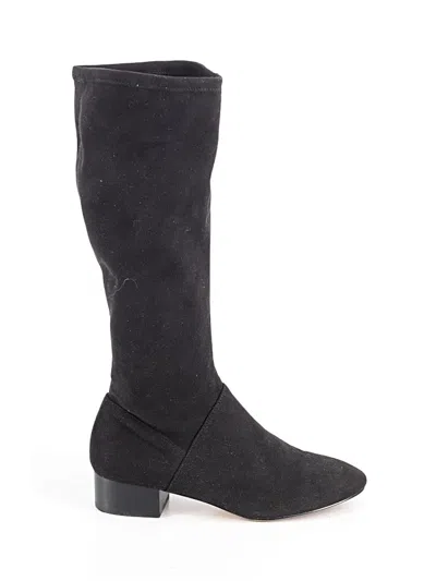 Pre-owned Boden Boots In Black