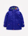 Boden Anorak Mit Teddyfellfutter-blau In Blue