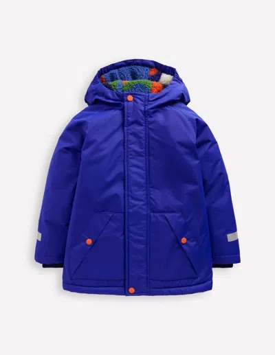 BODEN BORG LINED ANORAK BLUE BODEN