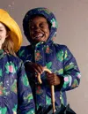 Boden Anorak Mit Teddyfellfutter-dämmerlicht Frösche In Blue