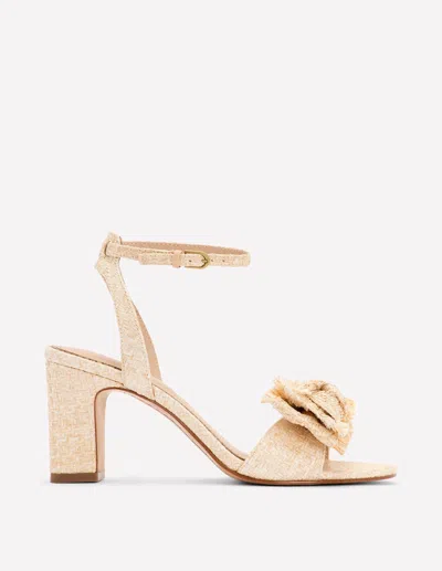 Boden Bow Heeled Sandals Natural Women  In Brown