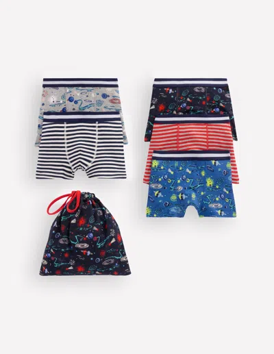 Boden Kids' Boxershorts Im 5er-pack In Bunt | Grösse 140 In Multi