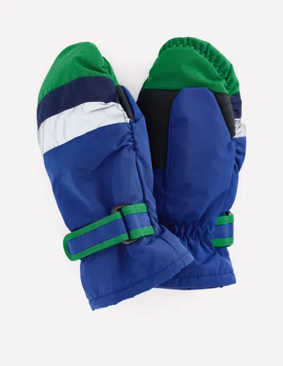 Boden Kids' Boys All Weather Mittens In Blue | Size 2-4 Years