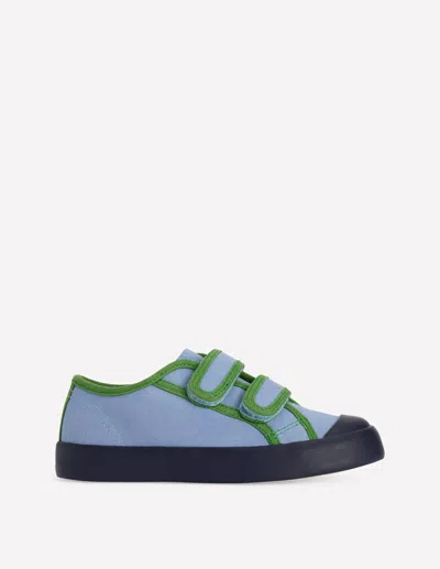 Boden Kids' Boys Canvas Sneakers | Size 38 In Blue
