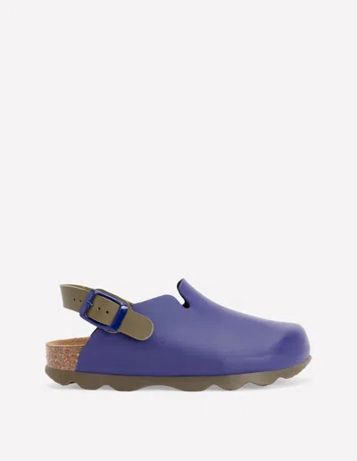Boden Kids' Boys Colourblock Clogs In Blue | Size 35