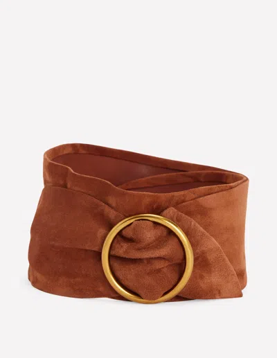 Boden Breiter Taillengürtel Mit Ring In Braun | Grösse Xs In Brown