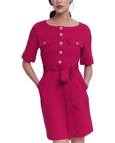 Boden Bria Ponte Shift Dress In Red