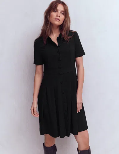 Boden Bridget Kurzes Ponte-kleid In Schwarz | Grösse 34 In Black
