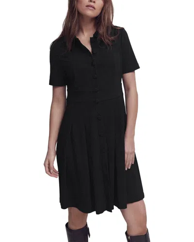 Boden Bridget Ponte Short Dress In Black